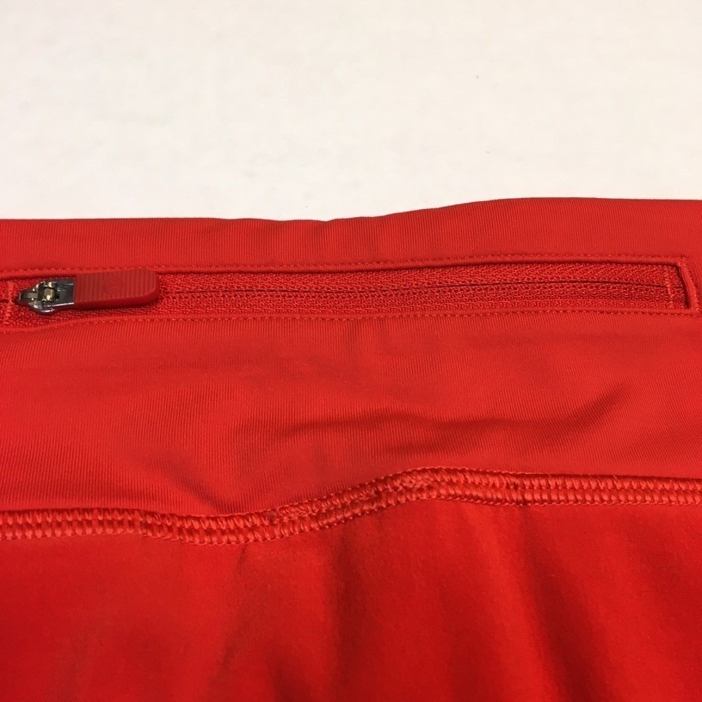 Lululemon Pace Rival Skirt Skort Sz 10 Red Pickleball Tennis Golf Running - Picture 4 of 14